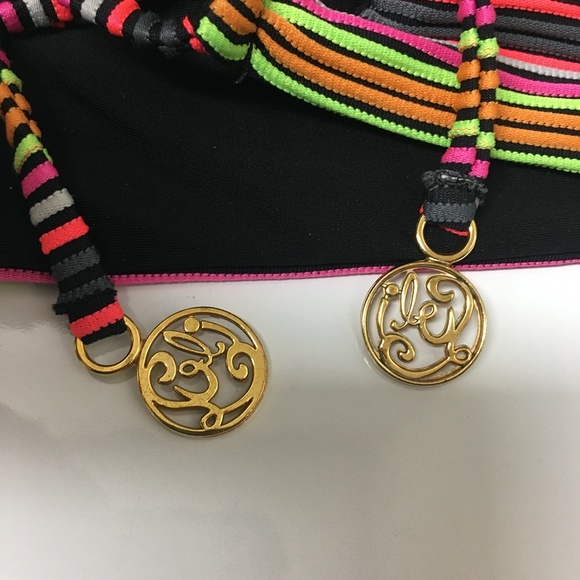 LULI FAMA Jungle Glow REVERSIBLE Two Piece Bikini EUC - Picture 10 of 13